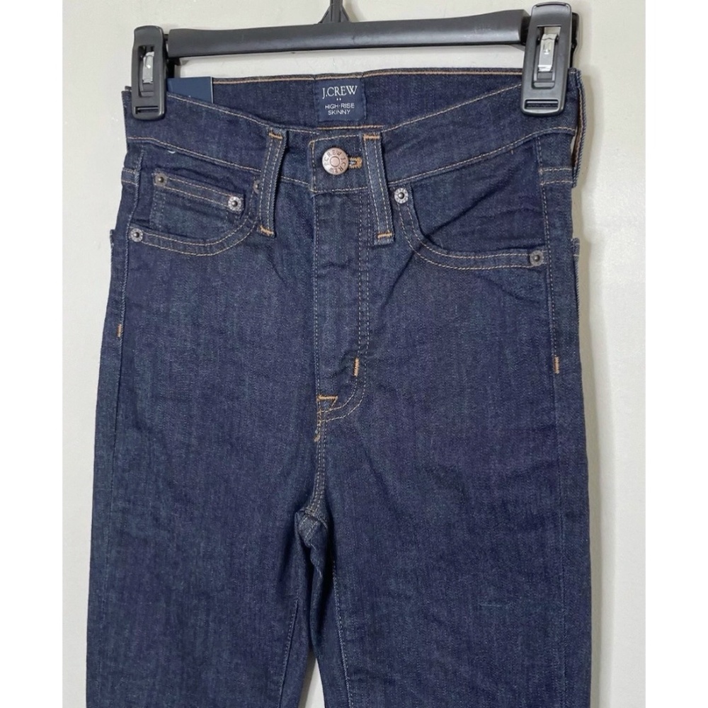 J. Crew High Rise Skinny Blue Jeans, Size 24